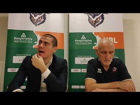 Tisková konference: USK Praha - BK JIP Pardubice