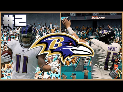 MADDEN 20 | Baltimore Ravens FD Franchise S1 | EP. 2 | Week 1 @ Dolphins