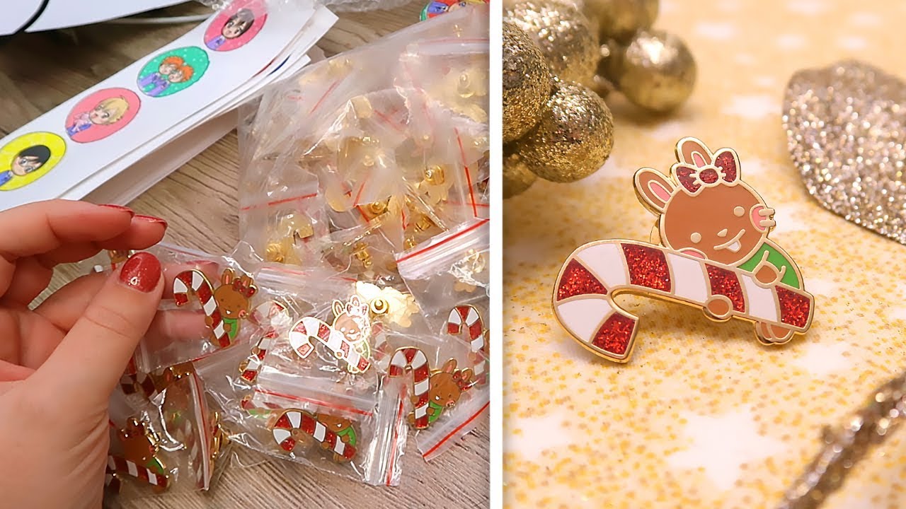 MY FIRST ENAMEL PINS!