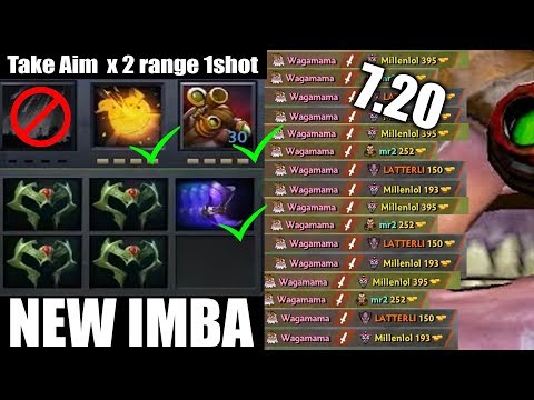 NEW IMBA Phase Boot WTF 7.20 META Cancerous SNIPER is BACK Epic Pro MID by Wagamama Dota 2 Fun