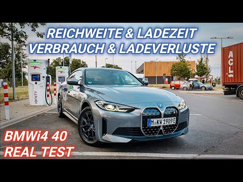 BMW i4 40 Härtetest! Reichweite Ladezeit 10-80% und Ladeverluste!  #bmw #bmwi4 #elektroauto