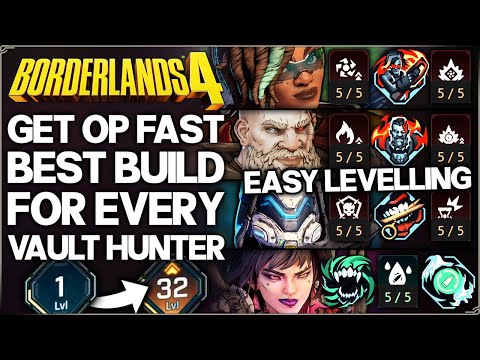Borderlands 4 - Most OP Early Build On ALL Vault Hunters - Easy FAST Campaign Leveling & Gear Farm!