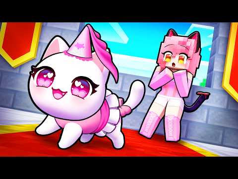Becoming a ROYAL BABY KITTEN in Minecraft!