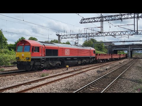 66074 on Corby - Margam empty steel train 3/6/25
