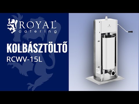 Videó - Kolbásztöltő - álló - 15 L