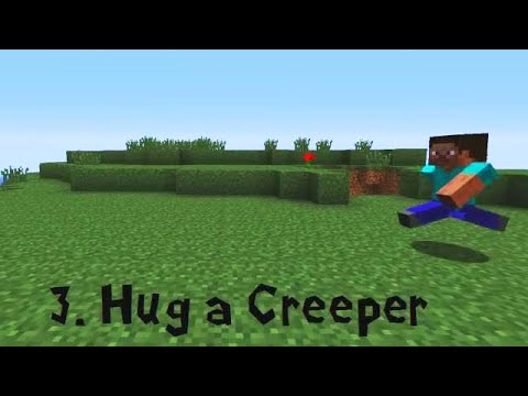 Hug a Creeper in Minecraft?! Insane!