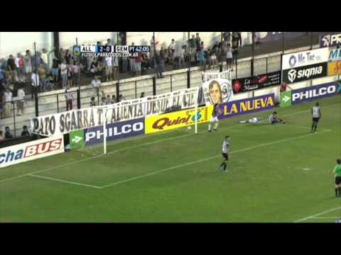 López lo tuvo dos veces. All Boys 2 - Gimnasia 0. Fecha 10. Primera B Nacional. FPT.