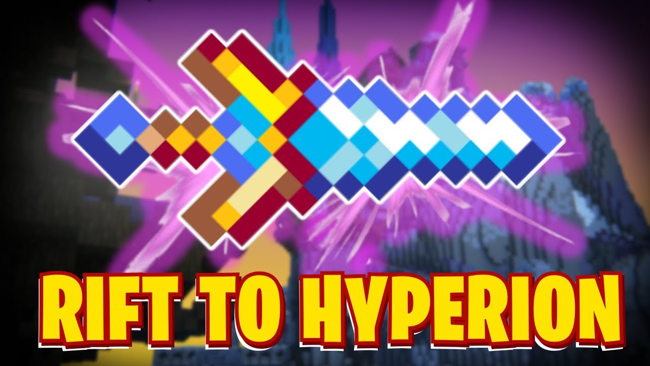 RIFT ONLY from NOTHING to a HYPERION!! -- Hypixel Skyblock