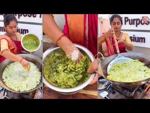 crispy palak bhajiya recipe - palak pakoda - spinach fritters #recipe #palakbhajiya #palakpakoda
