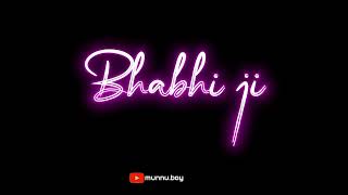 🥀 Happy Birthday Bhabhi ji status !! black 🖤 screen status !!  munnu 07