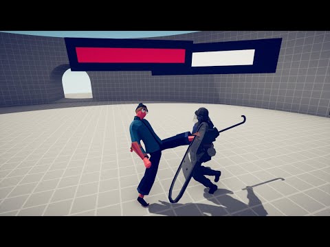 TAEKWONDO MASTER + HP BAR 1 vs 1 UNIT - TABS - Totally Accurate Battle Simulator