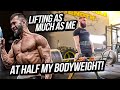 HE'S HALF MY SIZE DEADLIFTING THE SAME WEIGHT!