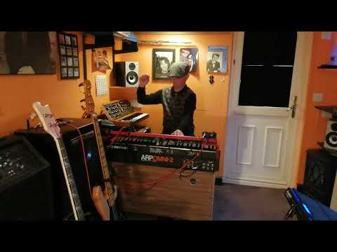 Arp Omni 2, Nord electro 6 and Minimoog clone doing Joy Division and Omd