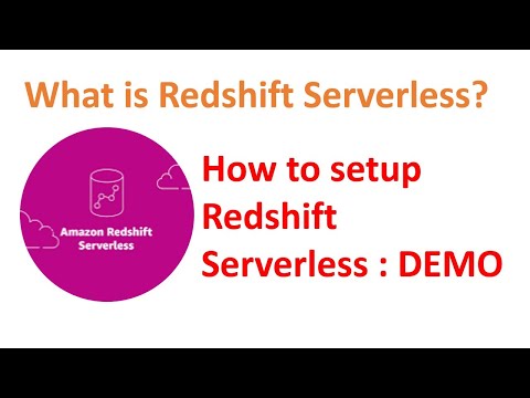 Amazon Redshift Serverless DEMO | Intro to AWS Redshift Serverless| How to setup Redshift Serverless