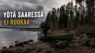 Kanootilla tuntemattomaan saareen yöksi – kalastan mitä syön
