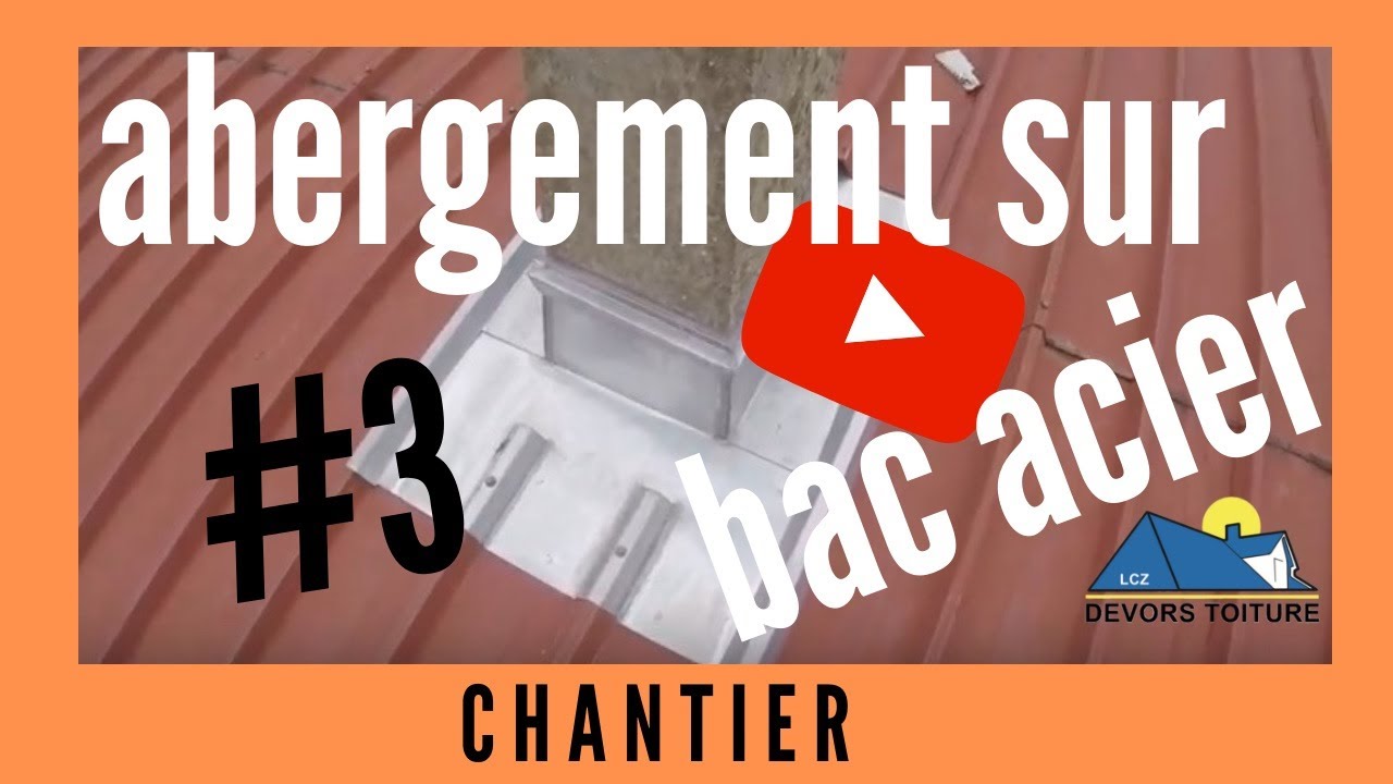 abergement cheminée en zinc sur bac acier #3