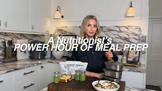 A NUTRITIONIST'S POWER HOUR OF MEAL PREP