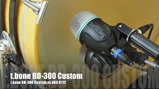 Video thumbnail for t.bone BD-300 Custom vs AKG D112 by Benno Kaiser