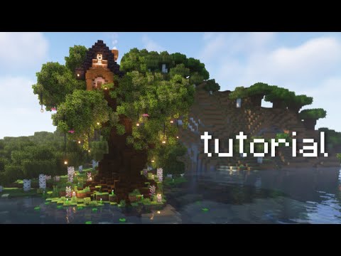 iisabelline - Minecraft Tutorial | Building a Fairy Treehouse