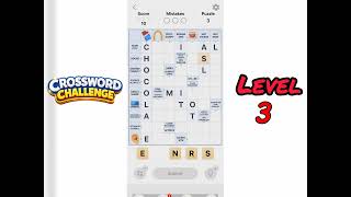 Crossword Challenge Level 3 Walkthrough
