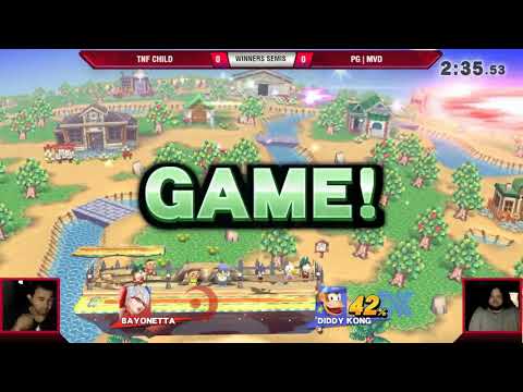 VS Weekly 7/27/17 - Winners Semis - Child (Bayonetta) vs MVD (Diddy) - Smash 4
