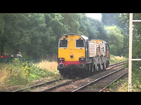 DRS 20304+20312. 6C51 & 6C52 Flasks. Bare Lane & Hest Bank. 31/07/14