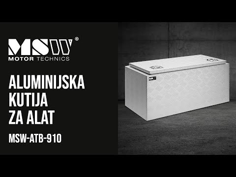 videozapis - Aluminijska kutija za alat - 90.5 x 44.5 x 40 cm - 172 L