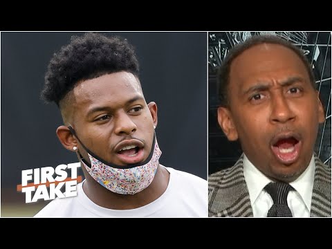 史蒂芬 A. 怒批小史密斯-修斯特的 TikTok 跳舞影片：「你應該在達陣區跳舞！」| First Take (Stephen A. rips JuJu Smith-Schuster's TikToks: 'You should be dancing in an endzone!' | First Take)