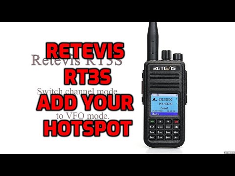 RETEVIS /MD380UV RT3S -ADD HOTSPOT