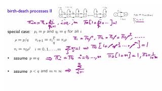 L25.11 Birth-Death Processes - Part II