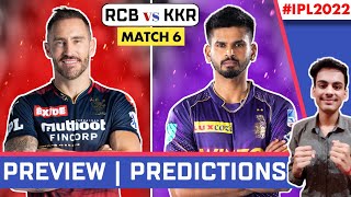 KKR looking strong enough to beat RCB tonight ? | RCB vs KKR Match 6 Preview | - Dr. Cric Point