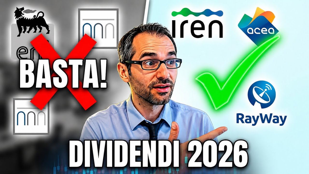 Migliori Azioni Italiane per Dividendi 2026 (BASTA ENI e INTESA!)