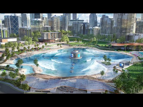 Why a Surf Lakes standard pool has been designed?