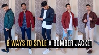 How To Style A Bomber Jacket | 8 Ways To Wear | Summer Lookbook 2019