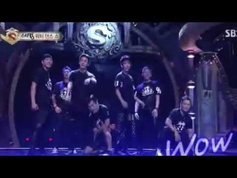 140816 Star King BTOB  WOW (Water dance) by Minhyuk & Ilhoon