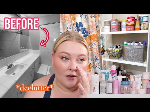 Creating A Self-Care Bathroom Sanctuary... Decluttering & Organizing my Bathroom from Zero!