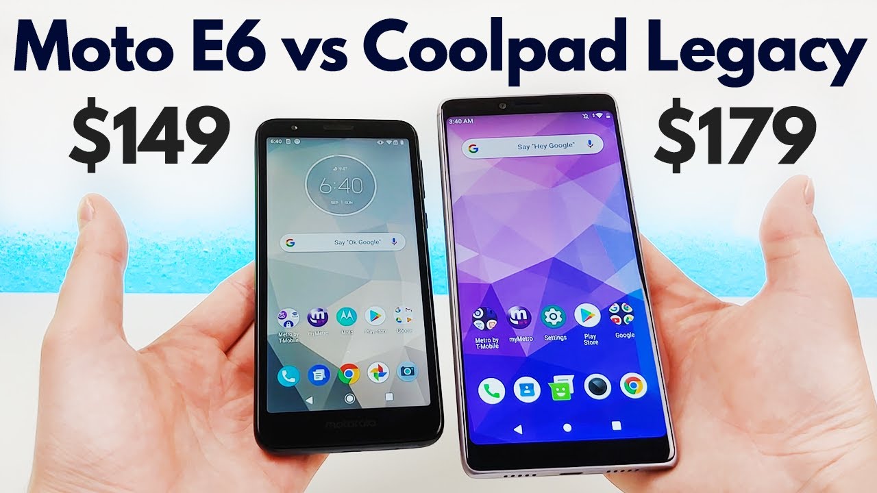 Moto E6 vs Coolpad Legacy - Which is Better?
