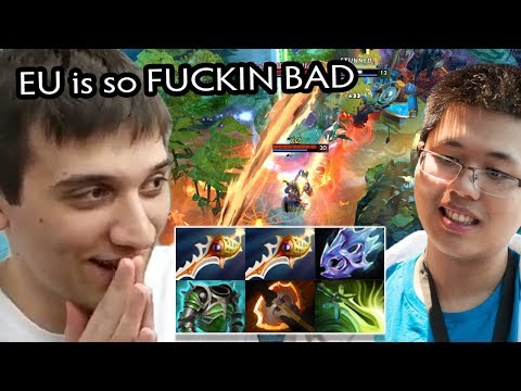 Arteezy [Monkeyking] 2 Rapiers vs EternaLEnVy - Cancer EU Server