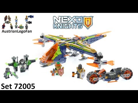 Vidéo LEGO Nexo Knights 72005 : L'avion-arbalète d'Aaron