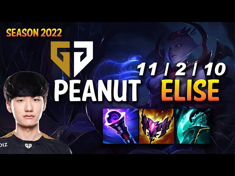 Gen Peanut ELISE vs ZAC Jungle - KR Ranked