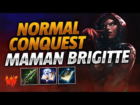 MAMAN BRIGITTE, THE MOST FUN KILLER? (AND OP) - Warchi - Smite Normal Conquest