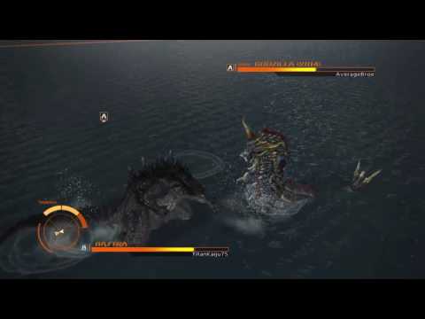 Godzilla (PS4) Online VS: Battra (Larva) vs. Godzilla (2014)
