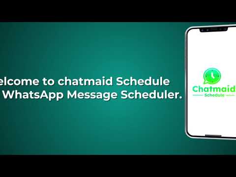 Chatmaid Schedule video thumbnail