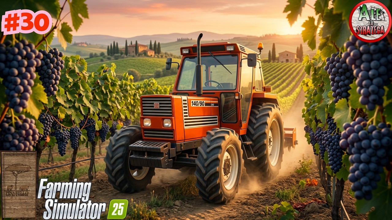 LAVORIAMO LA VIGNA CON IL FIAT 160/90 || FARMING SIMULATOR 25 gameplay ITA || ETRURIA #30
