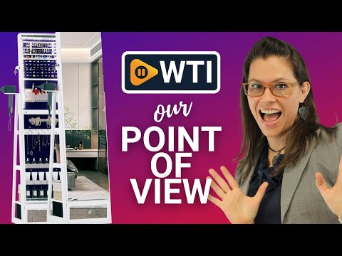 Vlsrka Mirror Jewelry Cabinet Standing - WTI product video review