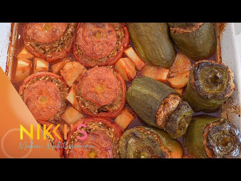 How to Make the Best Vegetarian Yemista | Stuffed Tomatoes and Peppers