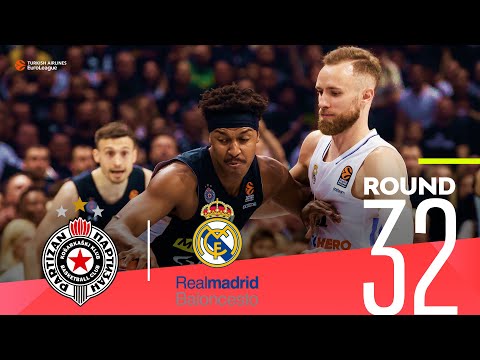 Partizan takes a crucial win over Real Madrid! | Round 32, Highlights | Turkish Airlines EuroLeague