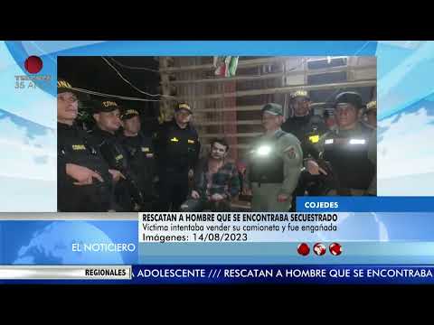 GN rescató a un hombre secuestrado en el estado Cojedes - El Noticiero emisión meridiana