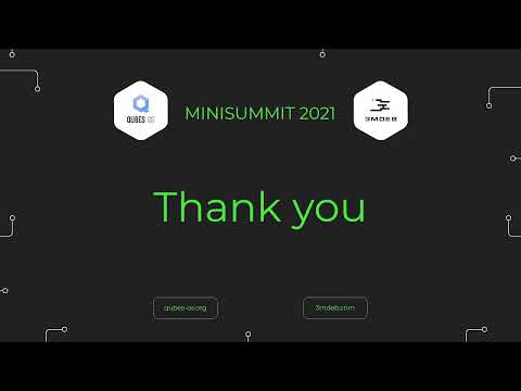 Qubes OS-3mdeb mini-summit 2021: Day 2