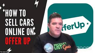 HOW TO SELL CARS ONLINE ON OFFER UP